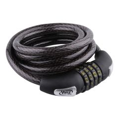 Vinz Kunyang Combinatie Kabelslot - 12mm x 200cm Main