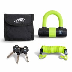 VINZ Dinara Schijfremslot ART4 - Geel